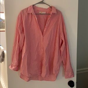 Pinstripe button down